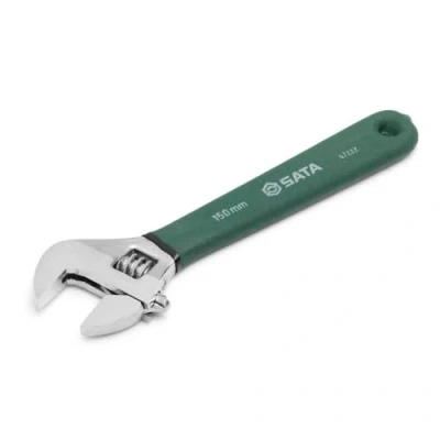Image de SATA ST47226SC Clé à molette réglable avec poignée de 38,1 cm large pour un meilleur confort et effet levier