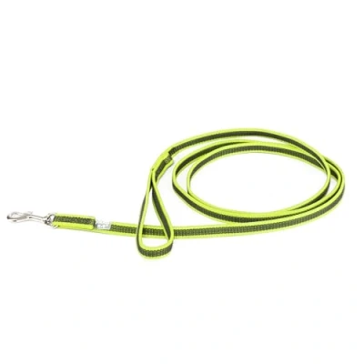 Image de Julius K9 218GM NE S2 Laisse antidérapante Color &amp; Gray avec poignée, 14 mm x 2 m, Néon Gris