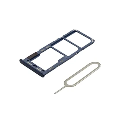 Image de MMOBIEL Double Support de Fente Carte Sim Remplacement Compatible avec Samsung Galaxy M33 5G Inclus. Pin Bleu