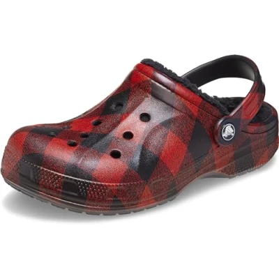 Image de Crocs Ralen Lined Graphic Clog K Sabots Mixte Enfant, Black/Multi, 24/26 EU