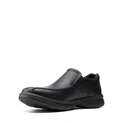 Image de Clarks Homme Bradley Step Mocassin, Blk Tumbled Lea, 45 EU Large