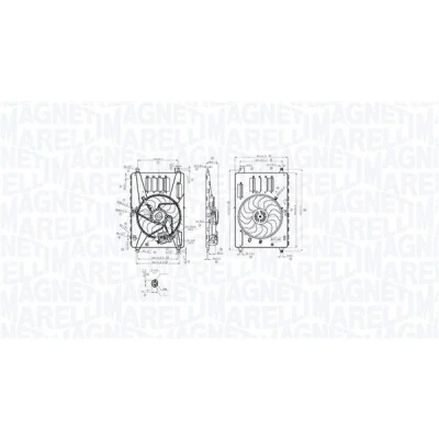 Image de MAGNETI MARELLI 069422857010 Ventilateur Moteur 385 12 372 FORD: KUGA 1, S Max Mk1, Galaxy Mk2 MPV, VOLVO: XC60 I, V60 I