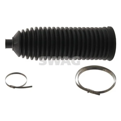 Image de SWAG 10 92 9658 Jeu de joints soufflets, direction Thermoplastique avec colliers MERCEDES BENZ: Classe E Berline, CLS Coupe, Break