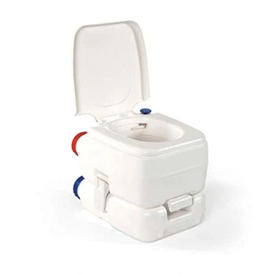 Image de WC chimique FIAMMA Bi pot 34 Réservoir 13 L Siège anti bactérien Pratique et robuste