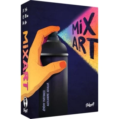 Image de Blackrock Games MIXART Jeu de Cartes Rapide et Amusant dès 8 Ans rapidité Observation d&#039;ambiance idéal en Famille Entre Amis 1 à 6 Joueurs Domino réinventé Subverti