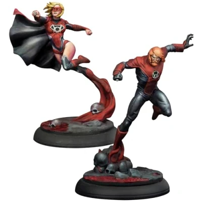 Image de Knight Models DC Multiverse Miniature Game: Supergirl &amp; Guy Gardner Rage Driven