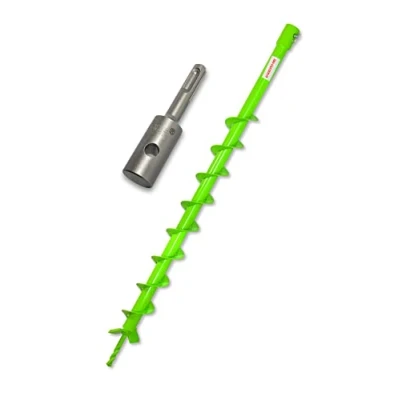 Image de WERHE Perceuse de terre 60 mm avec SDS Plus enregistrant un foret précis