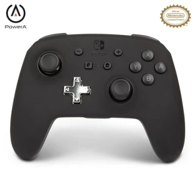 Image de PowerA Manette sans fil améliorée pour Nintendo Switch Noir, Lite, Gamepad, de Jeu, Bluetooth
