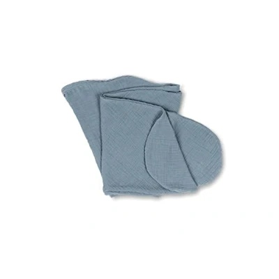 Image de doomoo Basics Housse Tetra Blue pour Coussin de Grossesse Comfy Big d’Allaitement en Coton Bio Nouveau Style Aux Couleurs Naturels Votre Compagnon Maternité