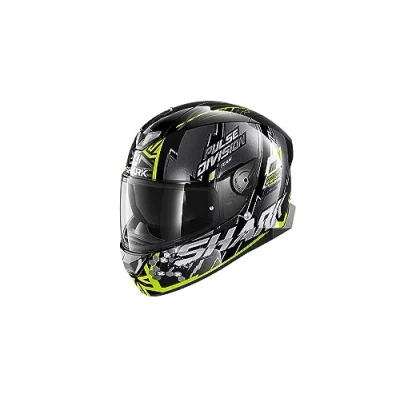 Image de SHARK, Casque intégral Skwal 2 Noxxys noir jaune gris KYS Taille XS