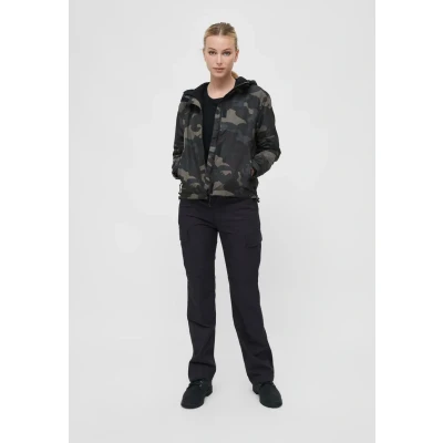 Image de Brandit Frontzip Veste misaison, Femme, Taille: Large, Dark camouflage