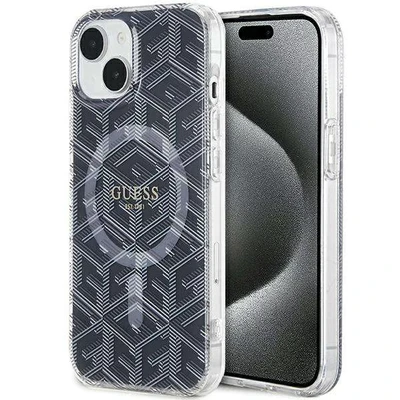 Image de Étui Guess pour iPhone 15 6.1 noir étui rigide IML GCube MagSafe Neuf