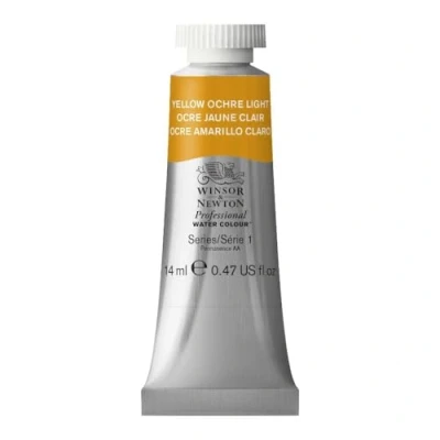 Image de Winsor &amp; Newton Aquarelle Professionnel Peinture Aquarelle, Haute Luminosité, Résistante à la Lumière, Qualité Archive, Tube de 14 ML, Couleur Ocre Jaune Clair