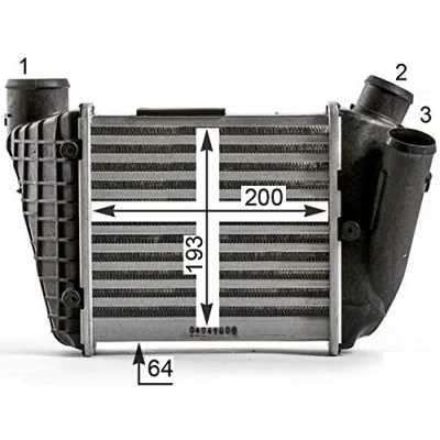 Image de MAHLE ORIGINAL CI 429 000P Intercooler AUDI: A4 B7 Avant, Berline, B6 Avant