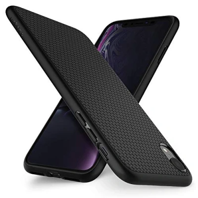 Image de Spigen 064CS24872 coque de protection pour téléphones portables Housse Noir Apple iPhone XR Neuf