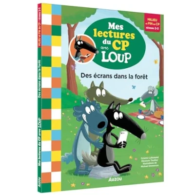 Image de MES LECTURES DU CP AVEC LOUP DES ÉCRANS DANS LA FORÊT