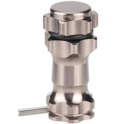 Image de Adaptateur d&#039;extension RC, 1: 8 de moyeu Hexagonal en Aluminium 17mm pièce Mise à Niveau Compatible avec Le modèle Voiture RC Ratio(Couleur Titane)