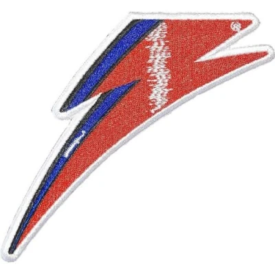 Image de David Bowie Patch tissé flash, rouge/bleu/blanc, taille unique