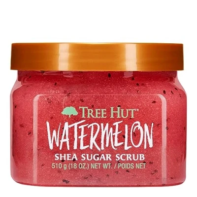 Image de TREE HUT, Watermelon Shea Sugar Scrub, Exfoliante Corporal de Azúcar Natural con Manteca Karité y Esencia Sandía, Exfolia e Hidrata la Piel, 510 gramos