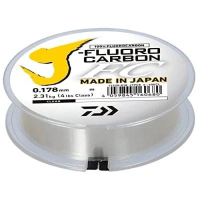 Image de Daiwa Fluorocarbone J Fluoro 100m D.0.32mm R.6.84kg/14lb Translucent 12220033