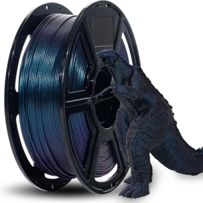 Image de FLASHFORGE PLA Caméléon Haute Vitesse Burnt Titanium, Impression rapide Max 500mm/s, Filament Color Shift 1.75mm, Change de couleur avec la lumière et les angles, qualité supérieure
