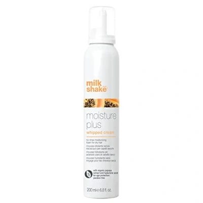 Image de Milkshake Whipped Crème Moisture Plus Mousse Hydratante sans Rinçage pour Cheveux Secs, 200 ml, 1 Unité