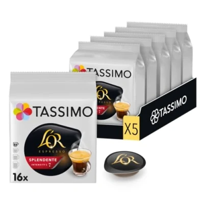 Image de Tassimo Café Espresso Splendente L&#039;OR , 80 unités