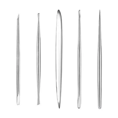 Image de BLUTEYWA Lot de 5 outils sculpture ruban en céramique et argile acier inoxydable