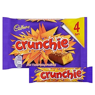 Image de (1 Pack of 40) (4 Bars X 10) Cadbury Crunchie 26.1g