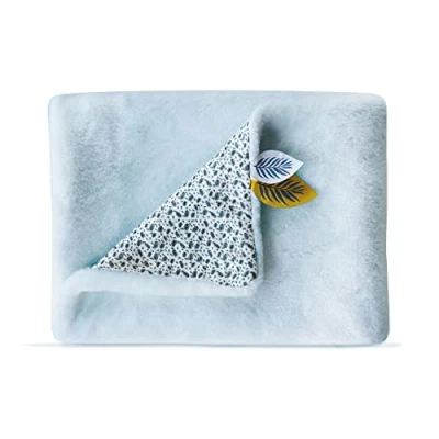 Image de Doudou et Compagnie Plaid Couverture Polaire Douce Chaude Bleu 100 x 70 cm Collection Yoca Le Koala Idée Cadeau Naissance pour Bébé Fille ou Garçon Extra Soyeux DC3686