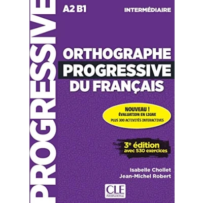 Image de Orthographe progressive du français Niveau intermédiaire (A2/B1) Livre + CD Appli web 3ème édition