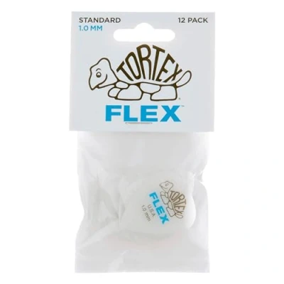 Image de Dunlop 428P100 Médiators Tortex Flex 1,00mm sachet de 12
