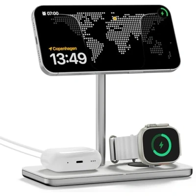 Image de LINQ Connects Support de Charge sans Fil 3en1 Qi2