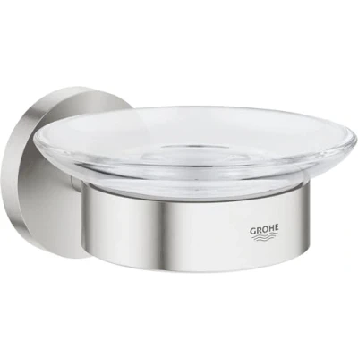 Image de GROHE Porte Savon avec Support Essentials 40444Dc1 (Import Allemagne), Chrome