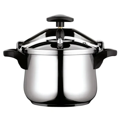 Image de Autocuiseur à Étrier 10 L, Induction, Acier Inox. 18/10, 3 Systèmes de Sécurité FAGOR Classique Bombe Argent 800123