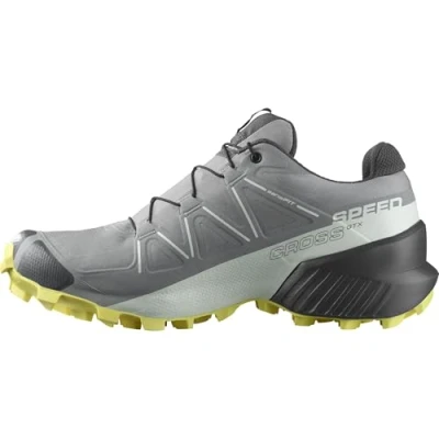 Image de Salomon Speedcross Gore Tex Chaussures Imperméables de trail pour Femme, Protection anti intempéries, Accroche agressive, Fit précis, Sharkskin, 40