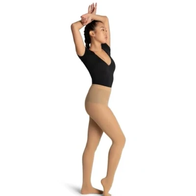 Image de Capezio Studio Basics Collant avec Pieds, Caramel, X Large (Lot de 3) Femme