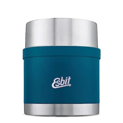 Image de Esbit Récipient isotherme Sculptor pour aliments de maintien au chaud 500 ml en Polar Blue acier inoxydable chauds et froids