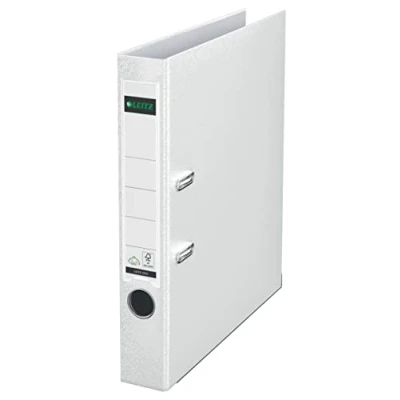 Image de Leitz 10155001 Classeur à levier Format A4 Capacité 350 feuilles Blanc