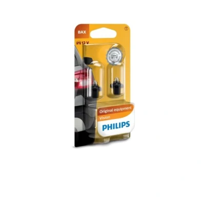 Image de PHILIPS 12597B2 Ampoule, éclairage des instruments 12 1,2 Lampe à socle en plastique B8.3s/1.35