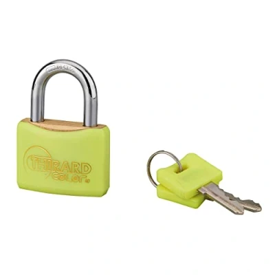 Image de THIRARD Cadenas Mach Color Jaune 40Mm
