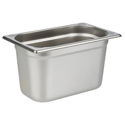 Image de APS 81406 Récipient GN 1/4, acier inoxydable gastronorme, dimensions 265 x 160 mm/hauteur 155 mm/volume 4,0 litres