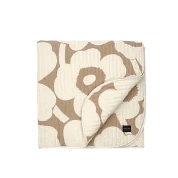 Image de Marimekko Drap Unikko 160x260 cm Linen off white