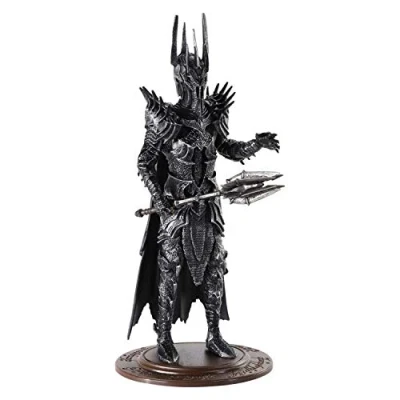 Image de BendyFigs The Noble Collection LOTR Sauron Officially Licensed 19cm (7.5 inch) Lord of Rings Bendable Posable Collectable Doll Figures with Stand