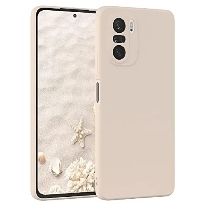 Image de EAZY CASE Coque de Protection en silicone pour Xiaomi Mi 11i, beige, souple, résistante aux chocs, avec l&#039;appareil photo Fine TPU Antichoc Taupe
