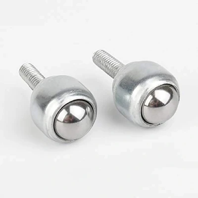 Image de Lot de 2 roulements à billes en acier au carbone pour système transmission, d&#039;alimentation (CY 25D, filetage mâle M8)
