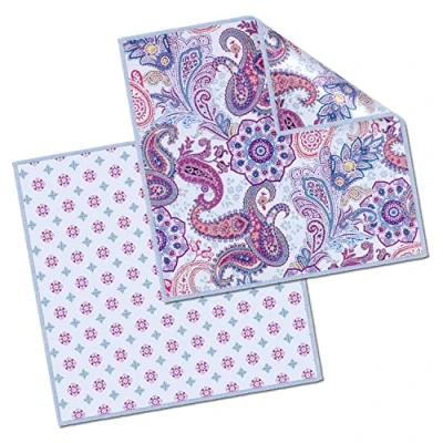 Image de Chiffons en microfibres dans différentes combinaisons/lingettes lunettes/chiffons de nettoyage lunettes avec motif (Paquet 2, 20 x cm, Fruits)