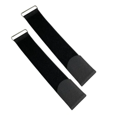 Image de Lot de 2 attaches câble réutilisables en métal robuste (6 x 40 cm)