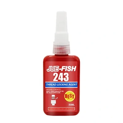 Image de Blue Threadlocker, 243 Screw Sealant Threadlocker For M2 M12 Screw, Thread Lock, 50ml Medium Strength locker Blue, Heavy Duty Glue Anaerobic Adhesive Sealing