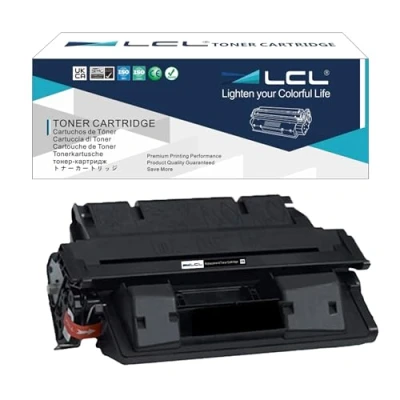 Image de LCL Cartouche de Toner Compatible 27A 27X C4127A C4127X EP 52 52X 10000 Pages (1Noir) Remplacement pour HP Laser Jet 4000 4000N 4000T 4050 4050N Canon LBP 1760